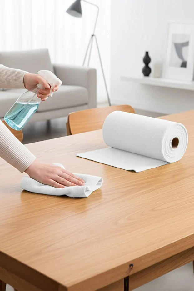 Yeni Nesil Çok Amaçlı 20'li Rulo mikrofiber Temizlik bezi