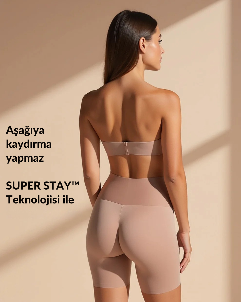 Yüksek bel Toparlayıcı Slip şort